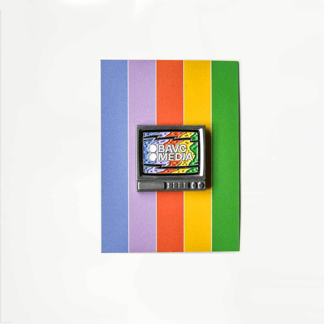 Retro TV Enamel Pin