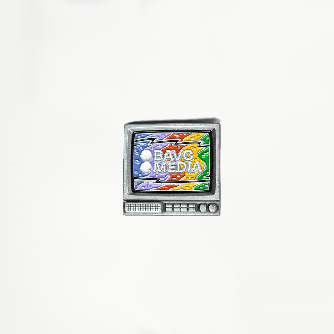 Retro TV Enamel Pin